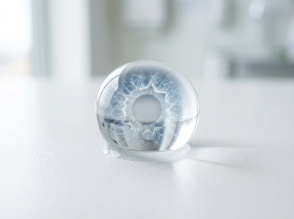 Water droplet on white surface