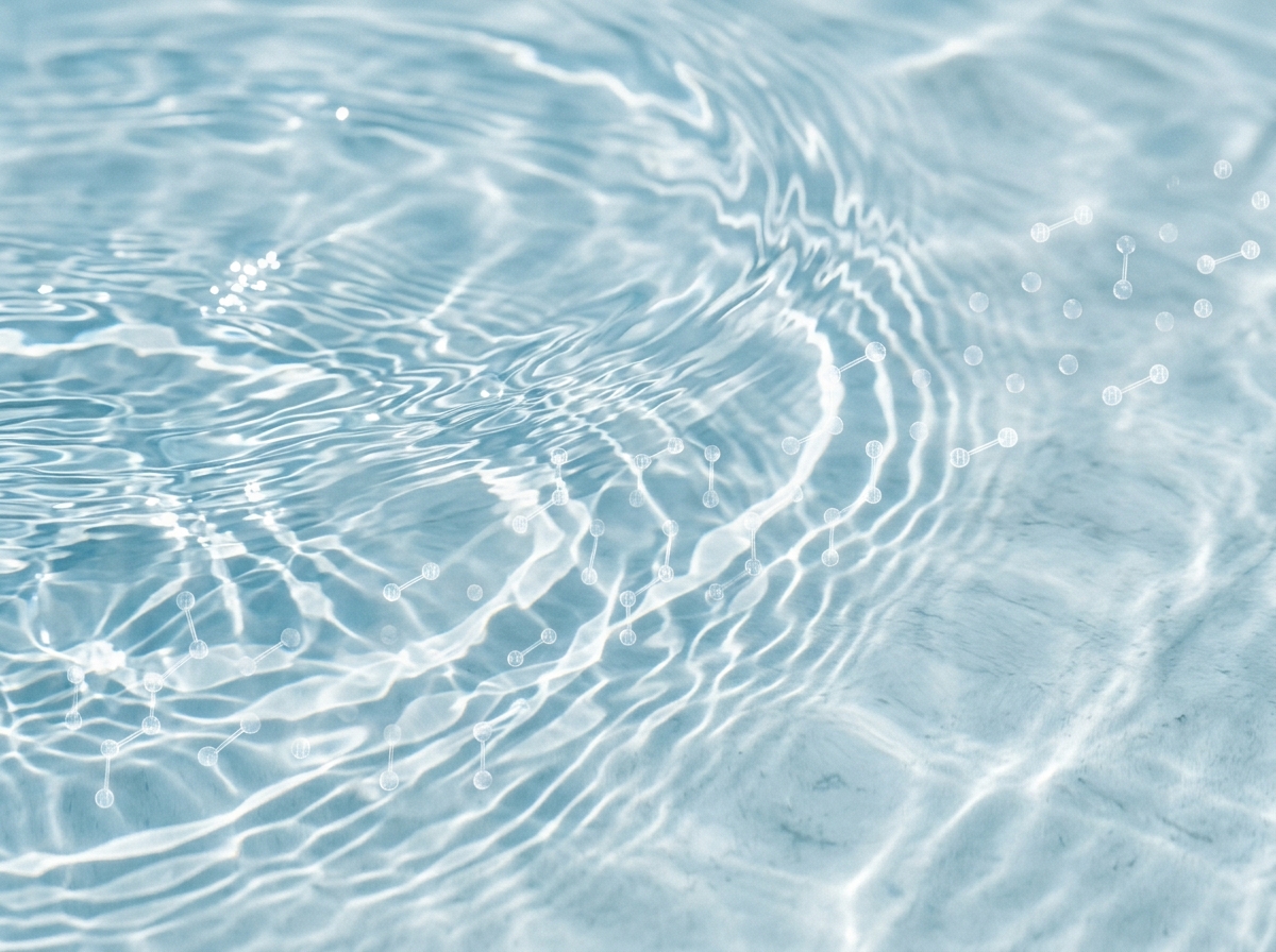Water ripples and light caustics